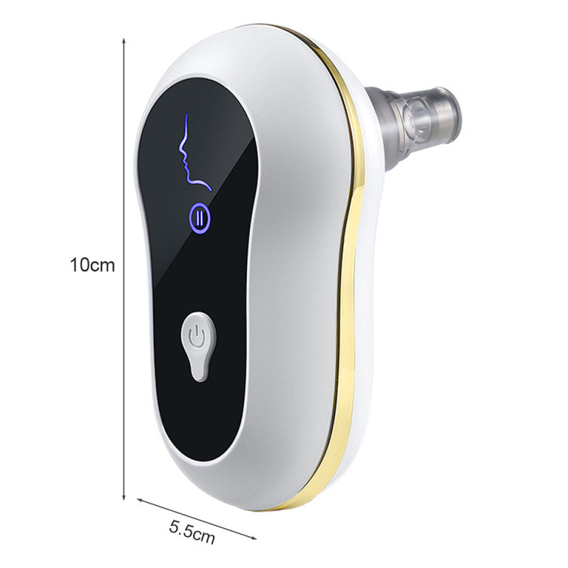 Mini Automatic Blackhead Acne Pore Suction Remover & Skin Cleanser with 3 Suction Modes and 5 Multif