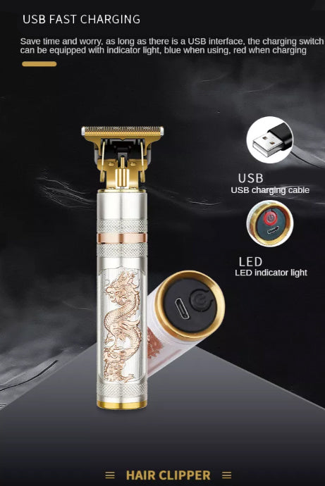 Ultra-Performance Electric Cordless Hair Trimmer Clipper & Shaver with Anti-Cut Blade Design