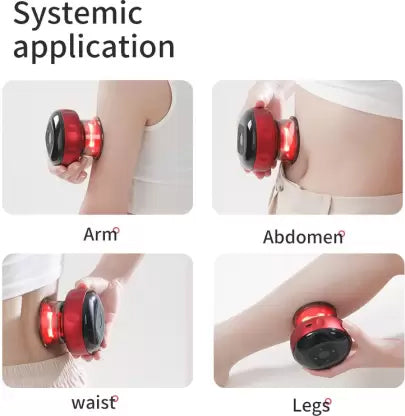 Intelligent Suction Cupping Massager with Heating & Infrared Red Light Therapy