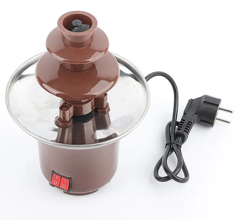 Mini Portable Hot Chocolate Fountain Machine for Home and Parties