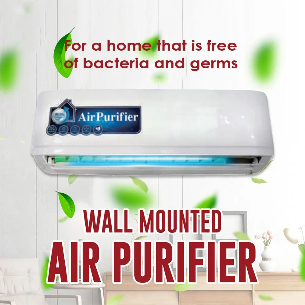 Wall Mounted Air Purifier with Ozone UV & Anion Purification Technology Heavy Duty 600m³/h