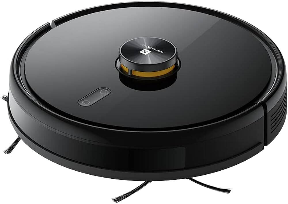 Realme Techlife 2-in-1 Rechargeable Robot Vacuum Cleaner with 5200mAh Battery, Vacuum & Mop with Lidar Smart Mapping & 38 Sensors