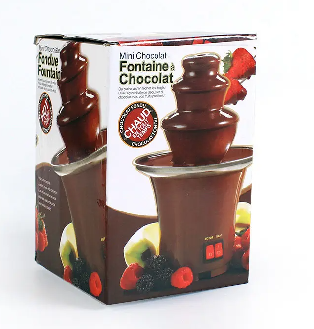 Mini Portable Hot Chocolate Fountain Machine for Home and Parties