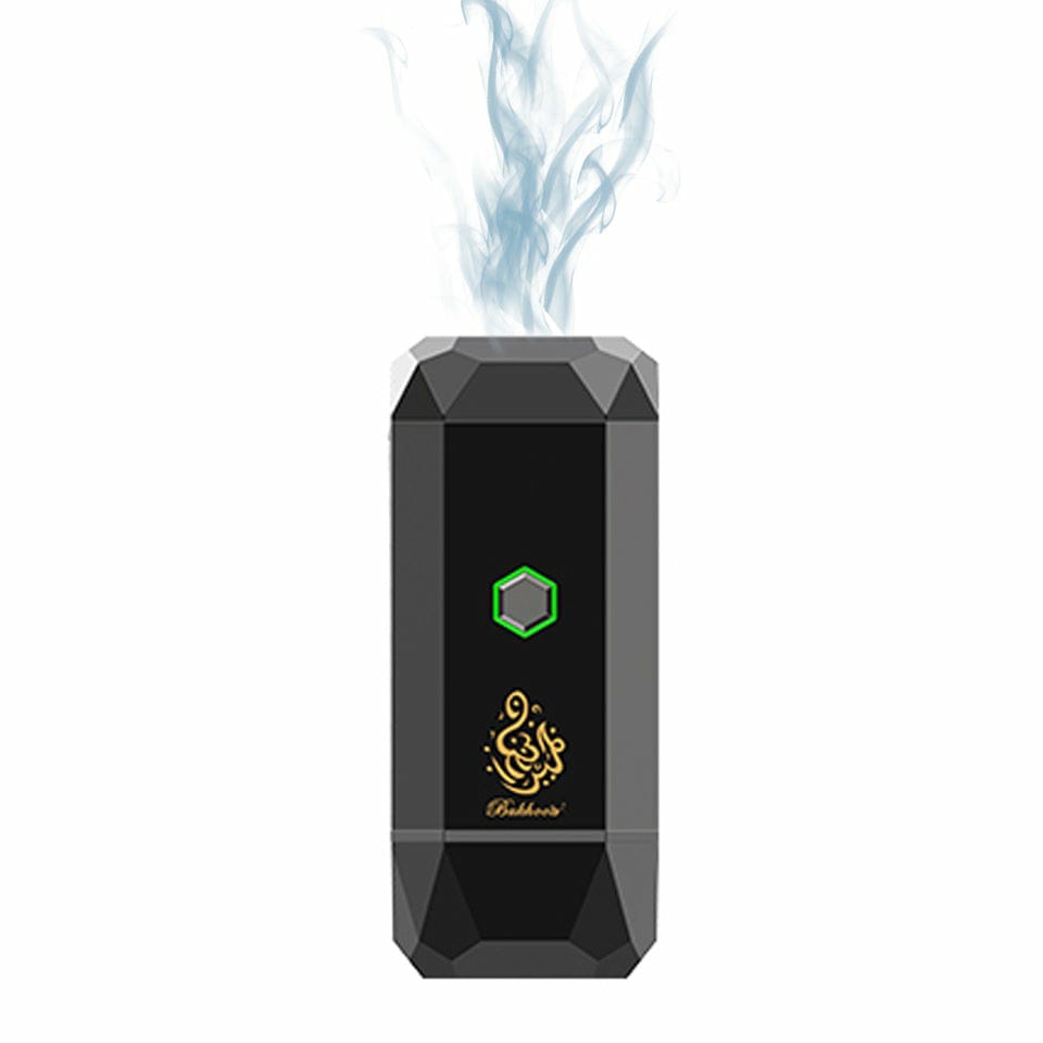 Elegant Geometric Bukhoor Burner & Incense Diffuser | USB Rechargeable & Portable