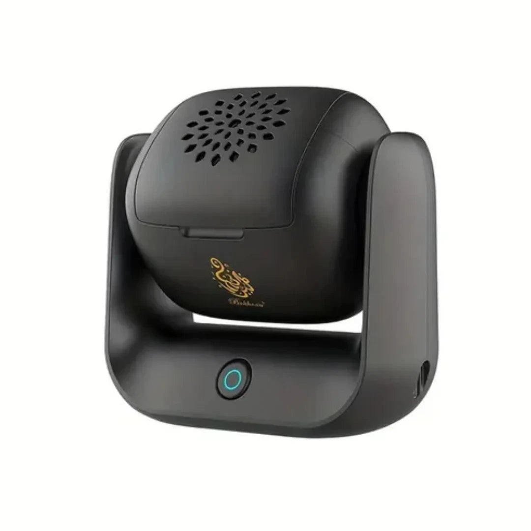 Portable Electronic Rechargeable Rotational Bukhoor Incense Burner
