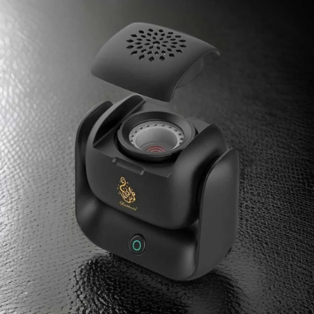 Portable Electronic Rechargeable Rotational Bukhoor Incense Burner