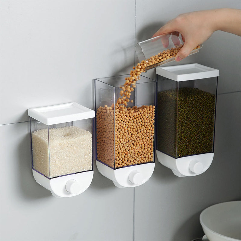 1.5 Litre Wall Mounted Kitchen Cereal & Food Dispenser