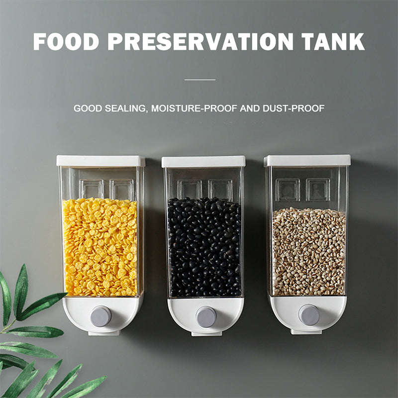 1.5 Litre Wall Mounted Kitchen Cereal & Food Dispenser