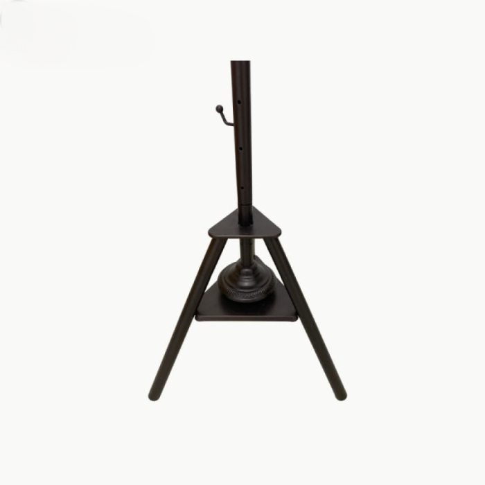 Incense Burner Clothes Stand with Garment Hangers and Built-In Mabkhar Base