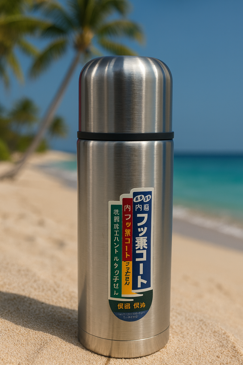 Double Wall Vacuum Insulated Stainless Steel Flask for Hot & Cold Beverages with Leakproof Lid & Ice Cube Compatible Wide Mouth