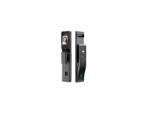 Advanced 3D Face Recognition Smart Electronic Door Lock with Password, Fingerprint Technology & Mobile App Compatibility