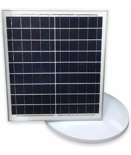 3-in-1 Rechargeable Solar Standing Fan – 16 Inch | Adjustable Height, LED Light, Speed Control & USB Charging Port
