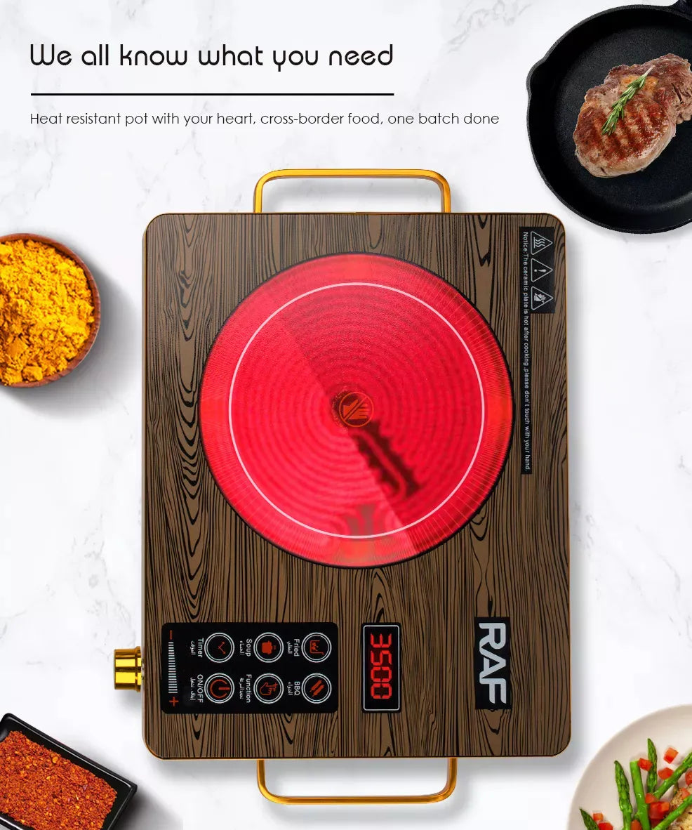 3,500W RAF Electric Induction Cooking stove with LED Display