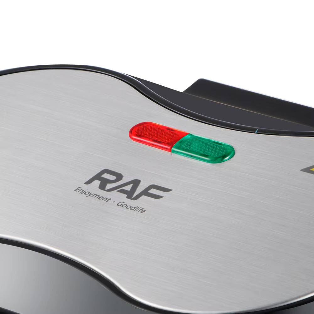 RAF 850W Double-Sided Electric Omelette Maker with Non-Stick Coating & Uniform Heat