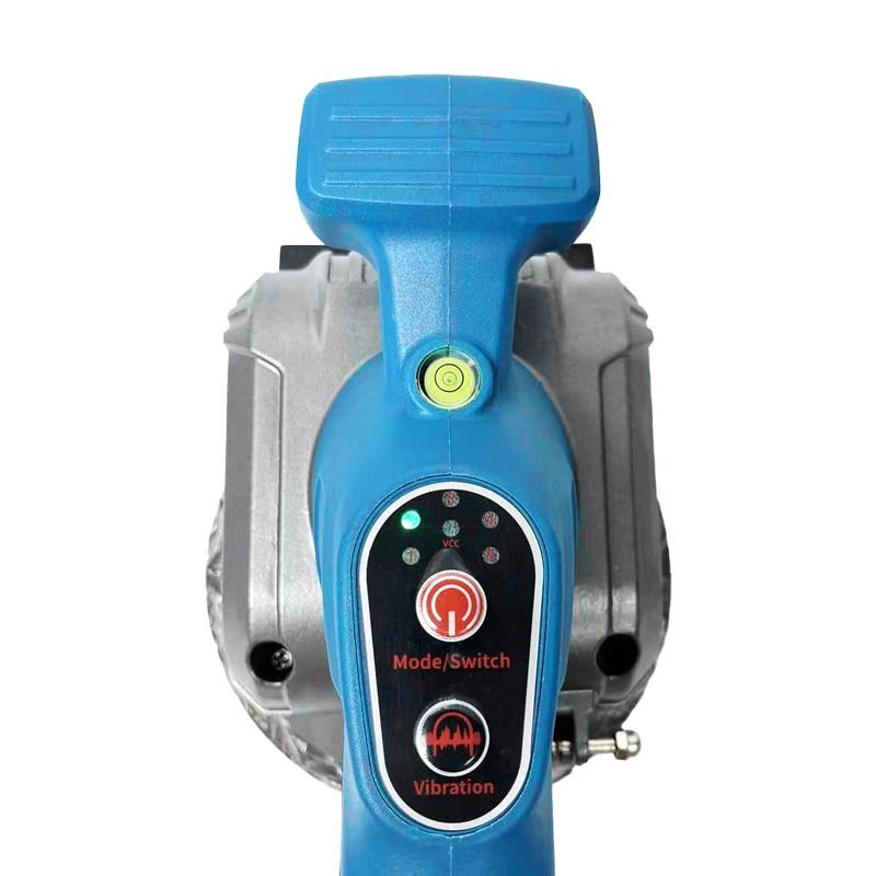 BOSS Cordless Tile Laying Vibrator Machine with Two 148VF Li-ion Batteries, 5-Speed Vibration Adjustment, and Powerful Suction Cup