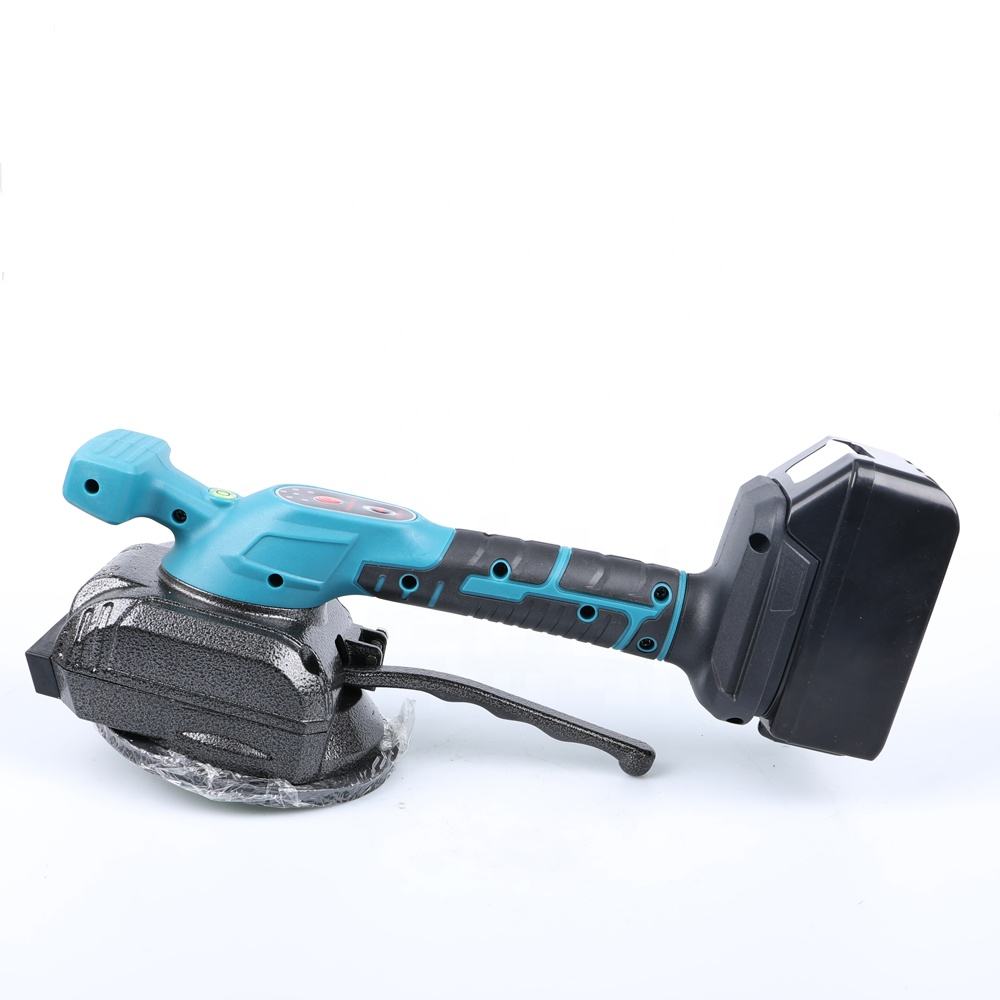 BOSS Cordless Tile Laying Vibrator Machine with Two 148VF Li-ion Batteries, 5-Speed Vibration Adjustment, and Powerful Suction Cup
