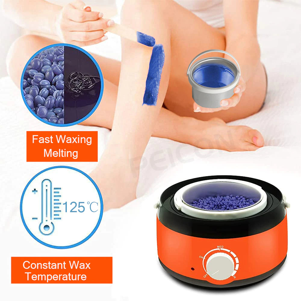 500ml Portable Wax Heating Melting Pot Machine for Hair Waxing