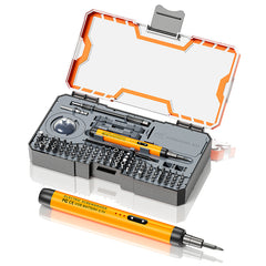 120-in-1 Multifunctional Electric Screwdriver Set with 500mAh Rechargeable Battery, 150RPM Speed, Type-C Charging, Precision Bits & Portable Tool Case