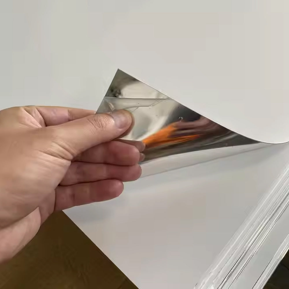 Rectangular Acrylic Wall Mirror Sticker - 60 x 40 cm