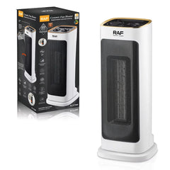 RAF Rapid Heating Ceramic Fan Heater 2000W - Low Noise & 5 Gear Adjustable