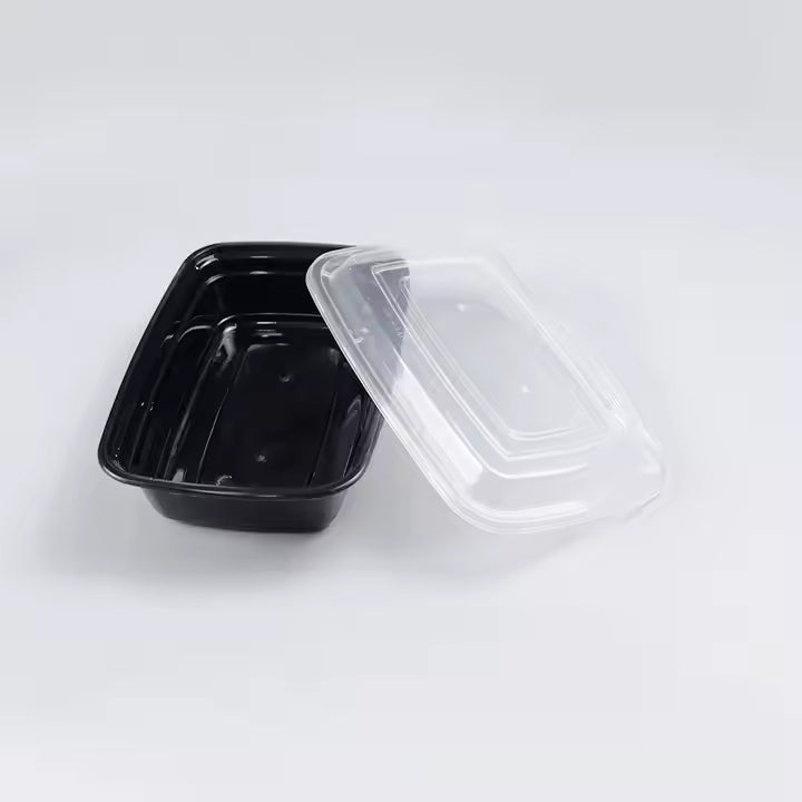 Microwave Safe Plastic Food Storage Container with Lid – 22 x 15 x 5 cm