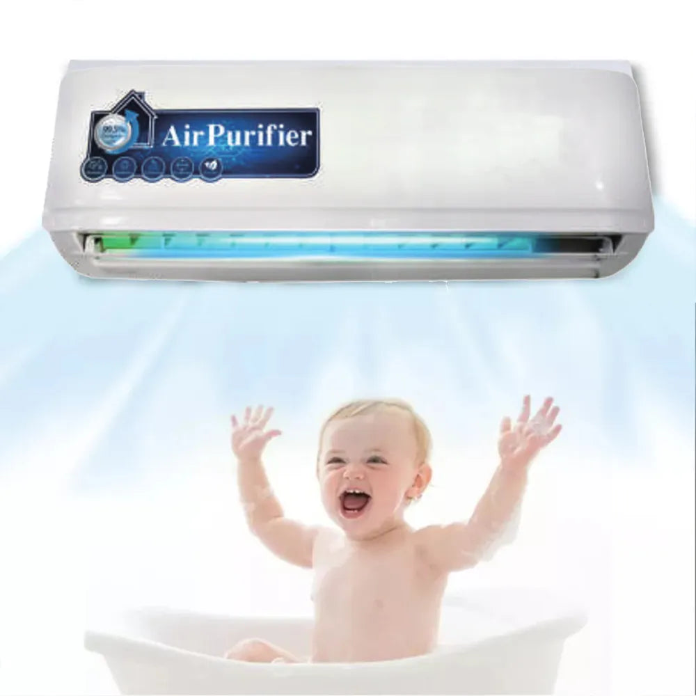 Wall Mounted Air Purifier with Ozone UV & Anion Purification Technology Heavy Duty 600m³/h