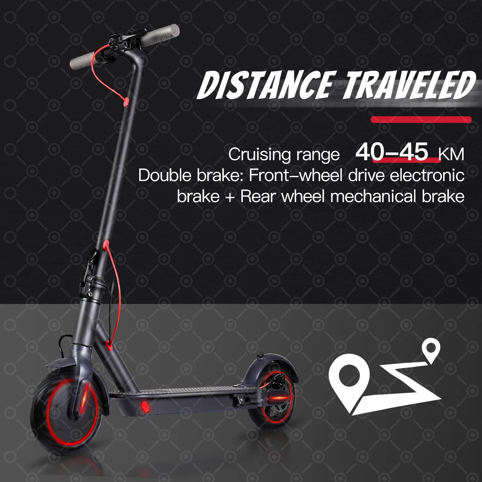 ProRide Sleek Foldable Mini Electric Scooter with Powerful Motor and LED Display - 250W