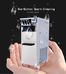Commercial Grade Single Flavor Ice Cream Machine 900W, 12 Litre/Hr Capacity, Stainless Steel Body with Compact Design