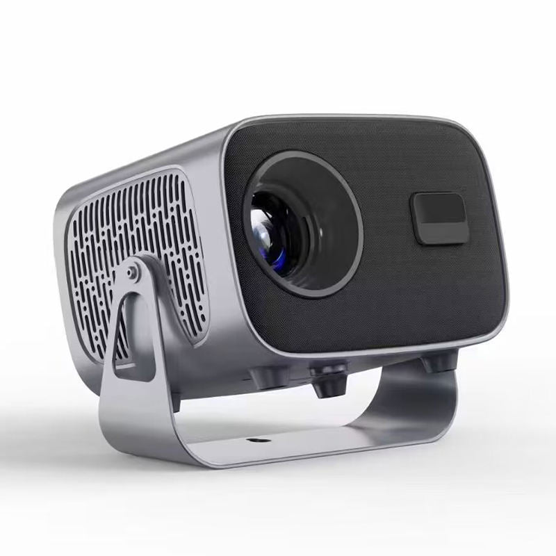 A10 Smart Android 4K WiFi Projector with Built-in Speaker, 200 Lumens, Bluetooth 5.0 with HDMI & Dual USB Ports.