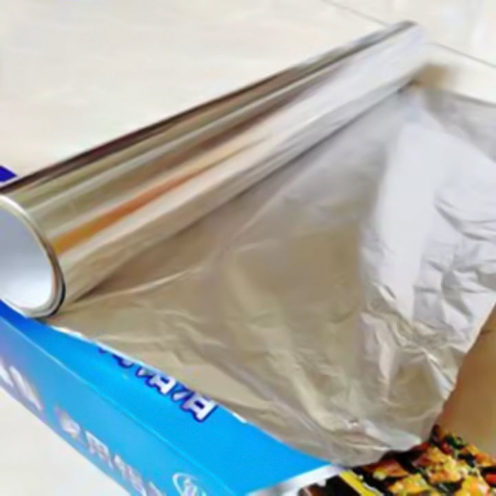 200 Meter Aluminum Foil Roll with 45cm Width for Multi Purpose Usage & Food Storage
