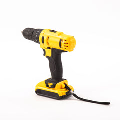 24PCS 21V Cordless Electric Drill Set with Dual Battery Pack, High Torque, Flexible Shaft & Carry Case for Wood, Metal & Plastic
