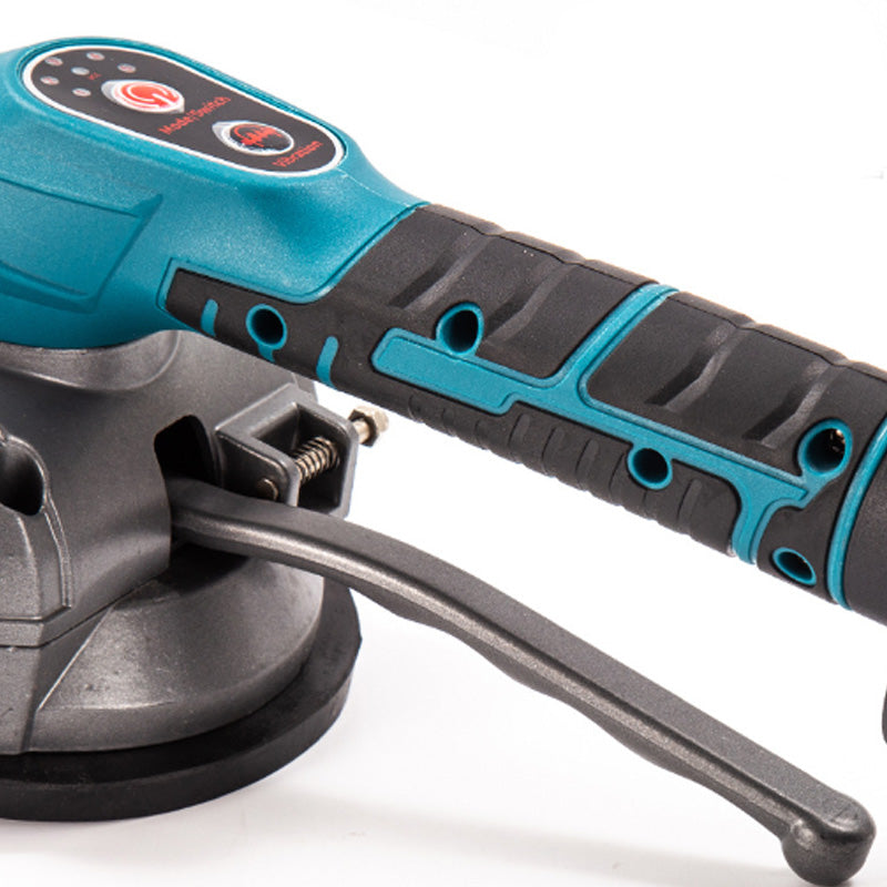 BOSS Cordless Tile Laying Vibrator Machine with Two 148VF Li-ion Batteries, 5-Speed Vibration Adjustment, and Powerful Suction Cup