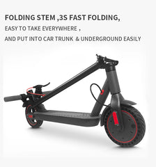 ProRide Sleek Foldable Mini Electric Scooter with Powerful Motor and LED Display - 250W
