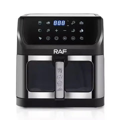 RAF Multifunctional Digital Air Fryer with Touch Screen Control, 360° air circulation and Visible Window for Healthy Cooking - 10L & 1800W