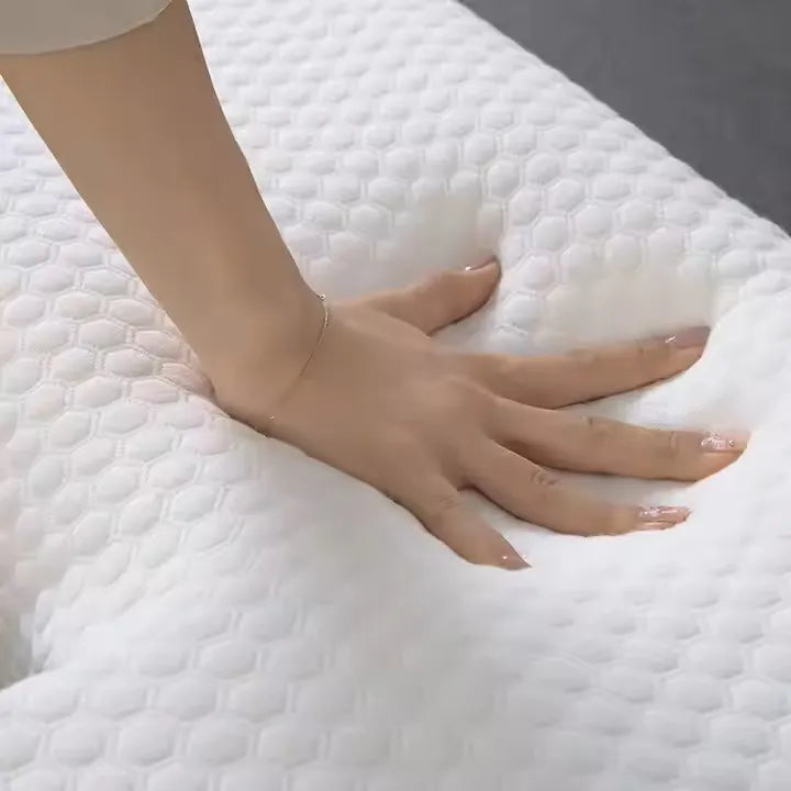 Memory Foam Couple Pillow with Arched Arm Hole for Arm Pressure Relief & Comfort