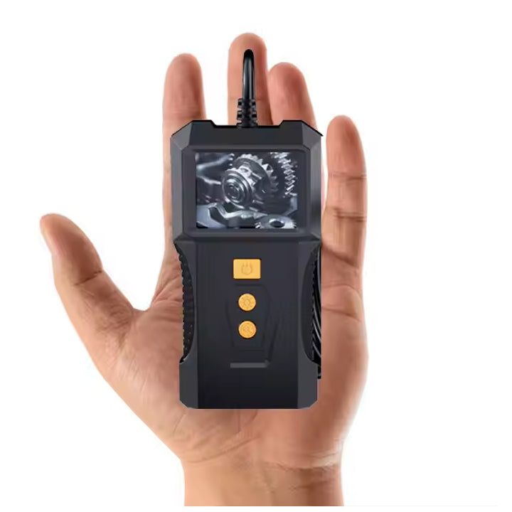 HD Industrial Endoscope Inspection Camera with 2.0" LCD Display, Waterproof & Adjustable LED Lights - 5 Meters Length