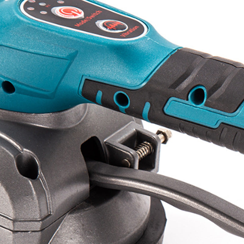 BOSS Cordless Tile Laying Vibrator Machine with Two 148VF Li-ion Batteries, 5-Speed Vibration Adjustment, and Powerful Suction Cup