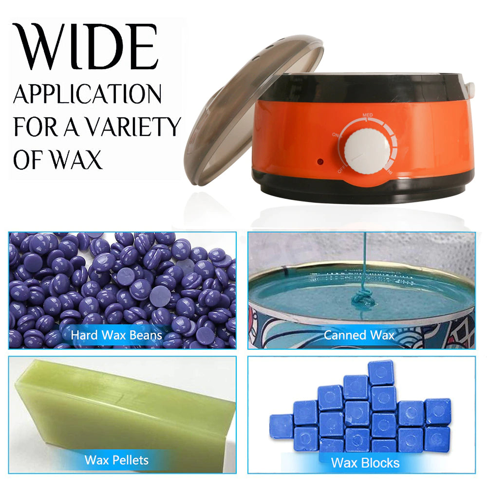 500ml Portable Wax Heating Melting Pot Machine for Hair Waxing