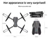 Smart RC Drone with Foldable Design, Dual 4K HD Cameras, Gesture Control, 360° Obstacle Avoidance & LED Flight Lighting