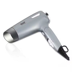 RAF Foldable Hair Dryer with Cool Air, 2 Speed & 3 Heat Settings, Negative Ion Technology, and Retractable Cord – 1600W