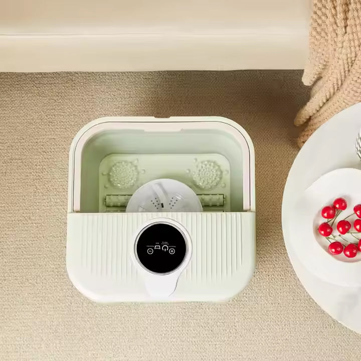 Foldable Foot Spa Bath Basin and Mini Washing Machine & Multipurpose Soaking Tub - 500W Power
