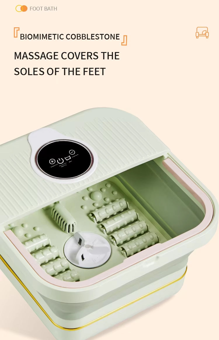 Foldable Foot Spa Bath Basin and Mini Washing Machine & Multipurpose Soaking Tub - 500W Power