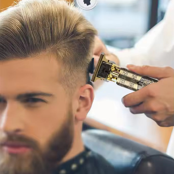 RAF Professional Electric Hair Trimmer & Clipper with Stainless Steel Blades and Complete Barber Kit - 5W