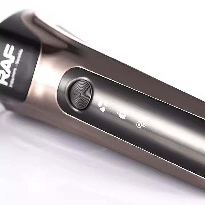 RAF 3-in-1 Electric Hair Shaver, Trimmer & Nasal Clipper with Carbon Steel Blades and LCD Display