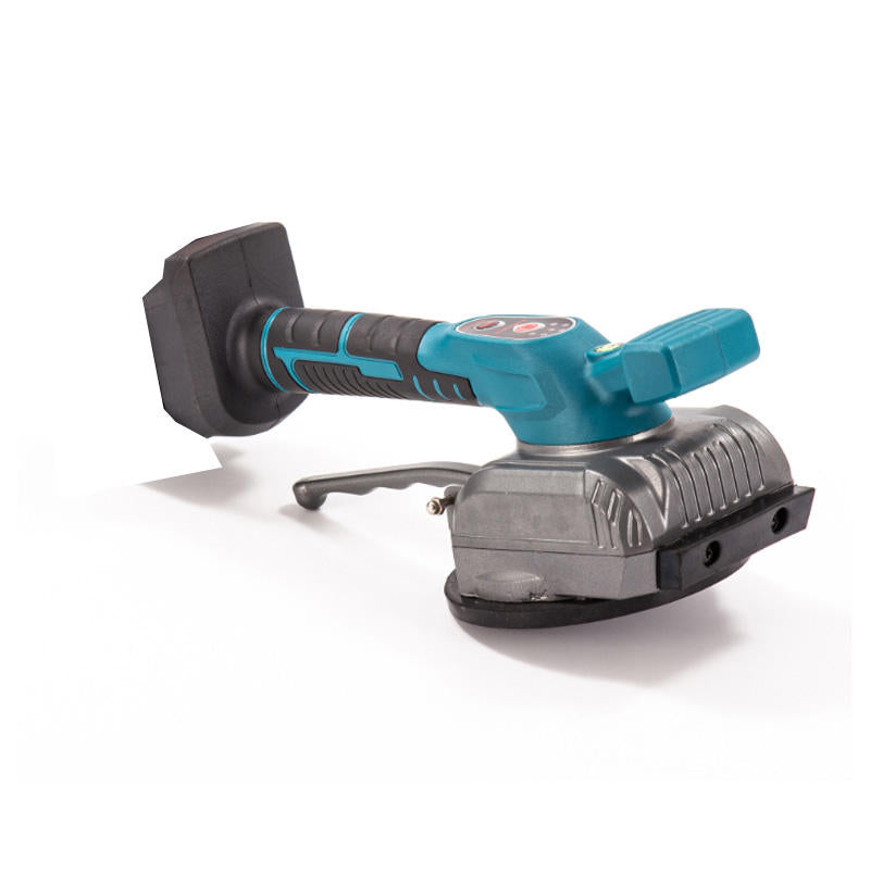 BOSS Cordless Tile Laying Vibrator Machine with Two 148VF Li-ion Batteries, 5-Speed Vibration Adjustment, and Powerful Suction Cup