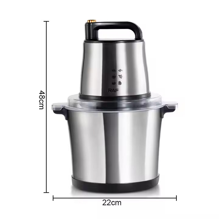 RAF 15L Electric Multifunctional Food Processor with Four Spiral Blades -1000W Power - 15 Litres Capacity