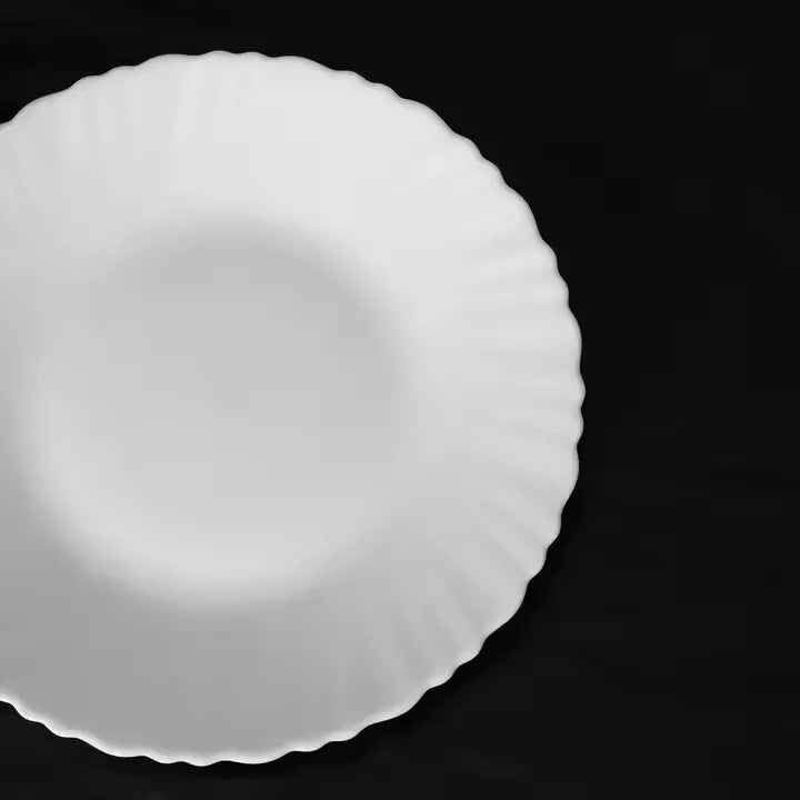 Opal 32-Pieces Modern Rounded Glassware Dinner Dish Set