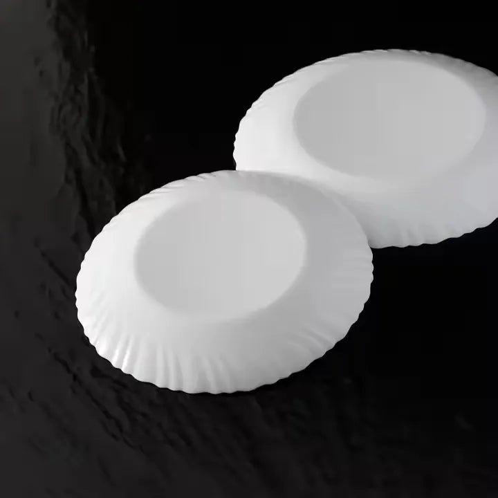 Opal 32-Pieces Modern Rounded Glassware Dinner Dish Set