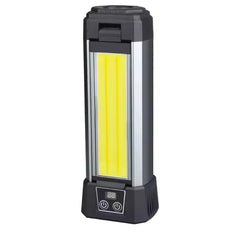 3 Leaf Rechargeable LED Camping Work Light with 2000 Lumens, Power Bank, Tripod, and Waterproof Design for Outdoor Activities - 6000 mAh Battery