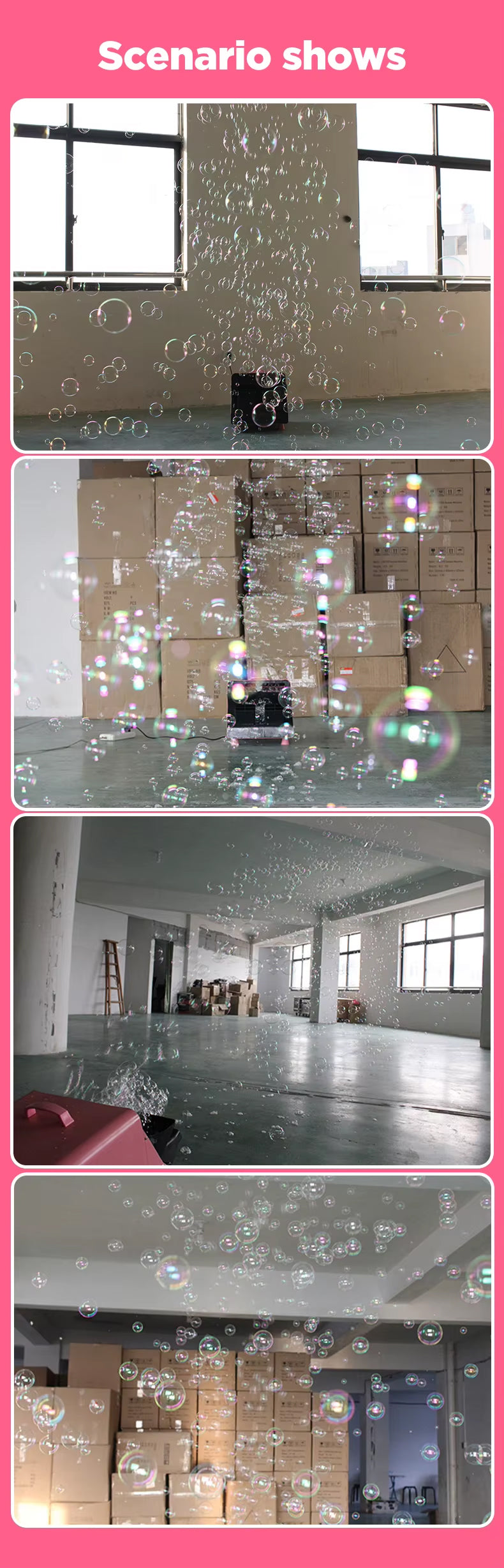 Automatic High Capacity Professional Bubble Maker & Blower Machine